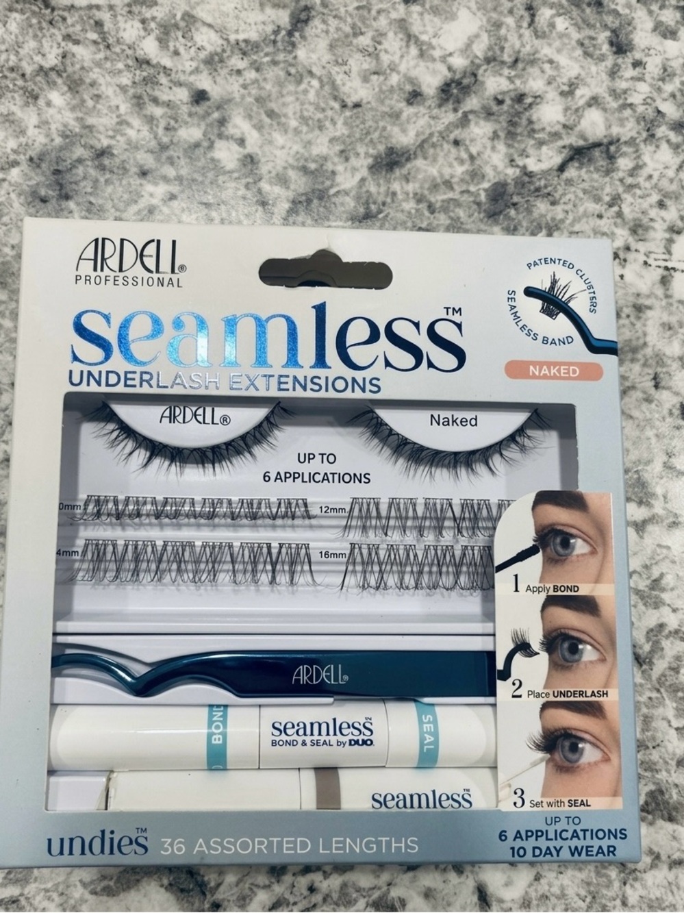Ardell Seamless Underlash Extensions - Naked (White, Blue, Black)